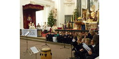 Aussendung der Sternsinger im Hohen Dom zu Fulda (Foto: Karl-Franz Thiede)